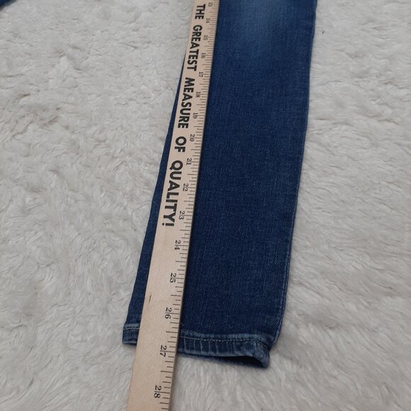 AG Adriano Goldschmied Women's Blue Super Skinny Ankle Denim Jeans 25R - Picture 10 of 10